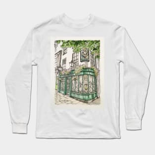 The Nutshell Pub Bury St Edmunds Painting Long Sleeve T-Shirt